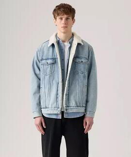 CAZADORA VAQUERA RELAXED FIT SHERPA TRUCKER KENTUCKY BLUE LI