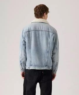 CAZADORA VAQUERA RELAXED FIT SHERPA TRUCKER KENTUCKY BLUE LI