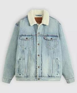 CAZADORA VAQUERA RELAXED FIT SHERPA TRUCKER KENTUCKY BLUE LI