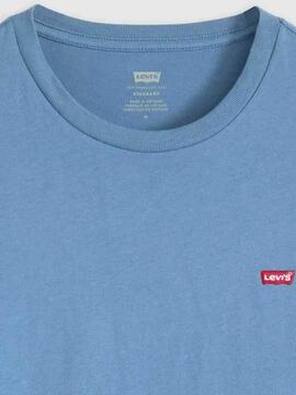 CAMISETA MANGA LARGA LEVI'S® ORIGINAL HOUSEMARK AZUL