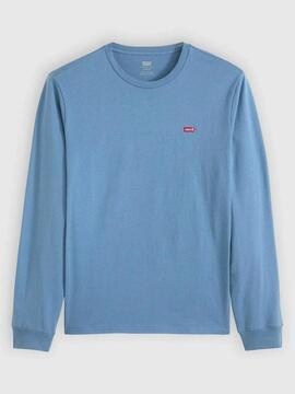 CAMISETA MANGA LARGA LEVI'S® ORIGINAL HOUSEMARK AZUL
