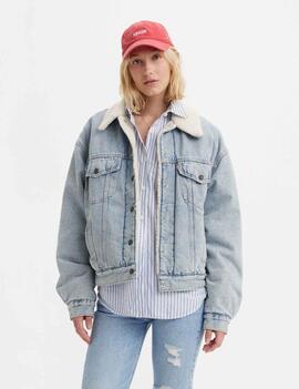 CAZADORA VAQUERA 90'S SHERPA TRUCKER MORNING SUNLIGHT