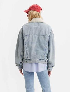 CAZADORA VAQUERA 90'S SHERPA TRUCKER MORNING SUNLIGHT