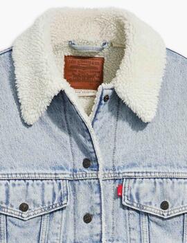 CAZADORA VAQUERA 90'S SHERPA TRUCKER MORNING SUNLIGHT
