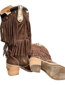 BOTA NEMONIC 2279 KANSAS WESTERN MARRÓN VACALIS
