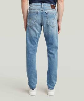 PANTALÓN VAQUERO G-STAR 3301 REGULAR TAPERED LIGHT ÍNDIGO AG