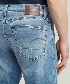 PANTALÓN VAQUERO G-STAR 3301 REGULAR TAPERED LIGHT ÍNDIGO AG