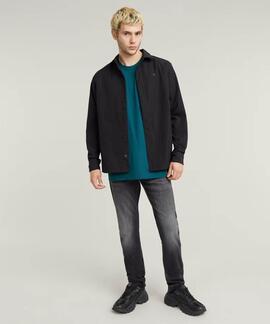 PANTALÓN VAQUERO G-STAR 3301 SLIM FADED BLACK MAGNET