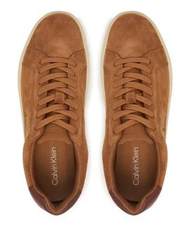 ZAPATILLAS DE HOMBRE CON MONOGRAMA CALVIN KLEIN ANTE CARAMEL