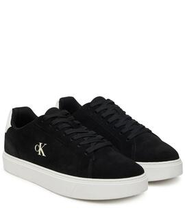ZAPATILLAS DE HOMBRE CON MONOGRAMA CALVIN KLEIN ANTE NEGRO