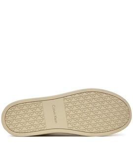 ZAPATILLAS DE HOMBRE CON MONOGRAMA CALVIN KLEIN ANTE NEGRO