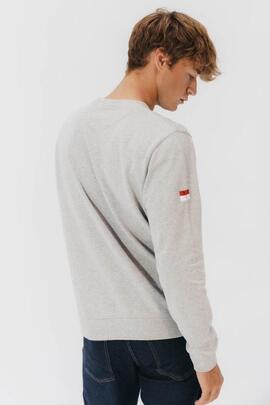 SUDADERA BORDADO HERITAGE GRIS VIGORÉ