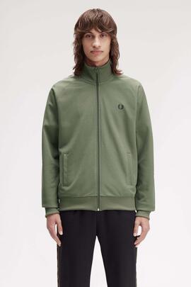 CHAQUETA DEPORTIVA TAPED TRACK JACKET VERDE CAQUI