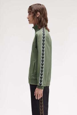 CHAQUETA DEPORTIVA TAPED TRACK JACKET VERDE CAQUI