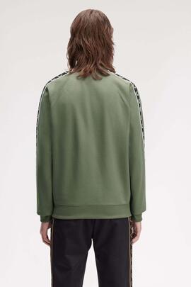 CHAQUETA DEPORTIVA TAPED TRACK JACKET VERDE CAQUI
