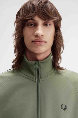 CHAQUETA DEPORTIVA TAPED TRACK JACKET VERDE CAQUI