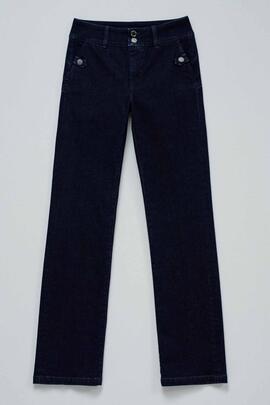 PANTALÓN VAQUERO SECRET CHINO STRAIGHT DENIM AZUL