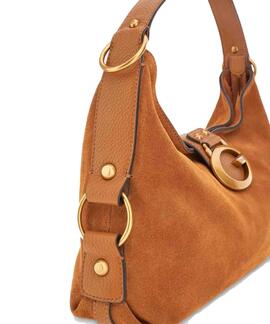 BOLSO AL HOMBRO CAMDEN PIEL AUTÉNTICA MARRÓN COGNAC