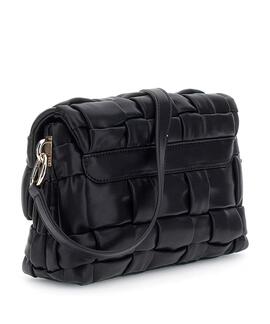 BANDOLERA MARION TRENZADO NEGRO