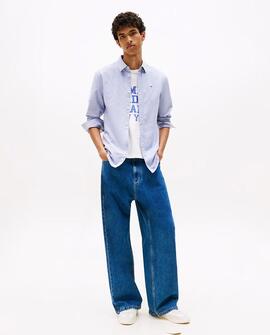 CAMISA DE OXFORD SLIM FIT AZUL SOFT SAPPHIRE