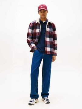 SOBRECAMISA DE FRANELA OVERSIZE TARTÁN MULTICOLOR