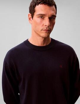JERSEY CK RELAXED FIT AZUL MARINO