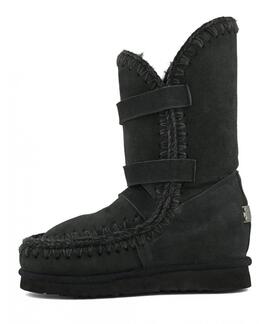 BOTA INNER WEDGE TALL BUCKLE STRAPS BLACK SUEDE