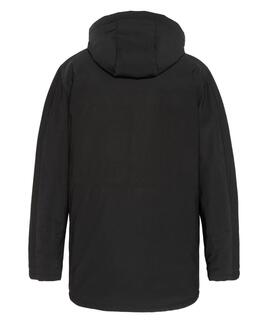 PARKA ACOLCHADA MULTIBOLSILLOS CON CAPUCHA CAMDEN NEGRA