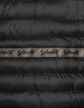 PARKA ACOLCHADA MULTIBOLSILLOS CON CAPUCHA CAMDEN NEGRA