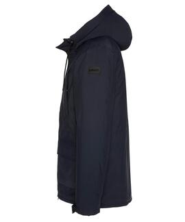 PARKA ACOLCHADA MULTIBOLSILLOS CON CAPUCHA CAMDEN AZUL MARIN