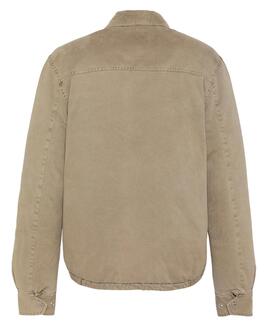 CHAQUETA DE TRABAJO CARTHER EN ALGODÓN LAVADO BEIGE