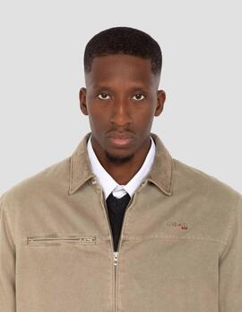 CHAQUETA DE TRABAJO CARTHER EN ALGODÓN LAVADO BEIGE