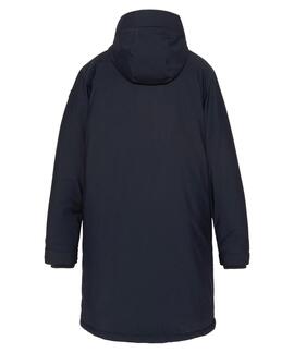 ABRIGO ACOLCHADO MULTIBOLSILLOS CON CAPUCHA CHASEN AZUL MARI