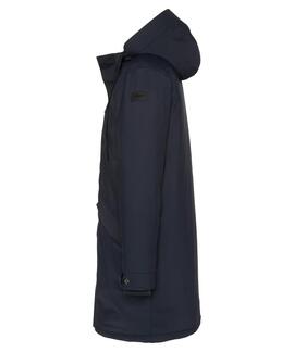 ABRIGO ACOLCHADO MULTIBOLSILLOS CON CAPUCHA CHASEN AZUL MARI