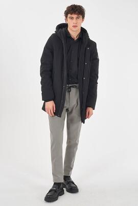 ABRIGO ACOLCHADO DE HOMBRE CON CAPUCHA SOFTSHELL N