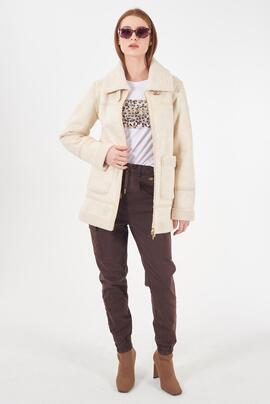 CHAQUETA DOBLE FAZ MARFIL