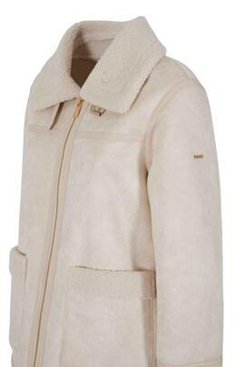 CHAQUETA DOBLE FAZ MARFIL