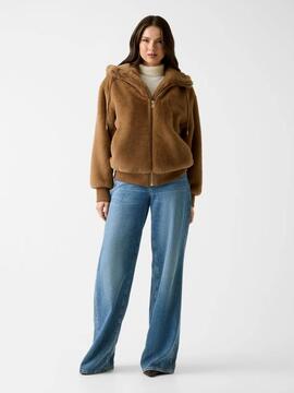 CHAQUETA DE PIEL SINTÉTICA LUCREZIA DESERT STORM MULTI