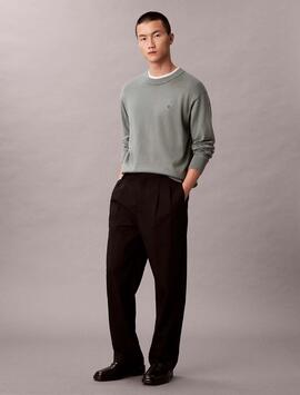 JERSEY CK RELAXED FIT CON MOMOGRAMA AUTUMN GREEN V