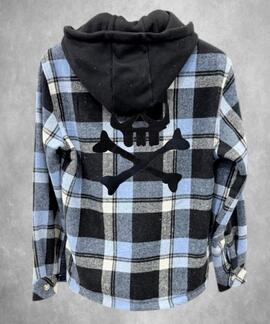 SOBRECAMISA FORRADA DE HOMBRE LASAL MIAMI CELESTE