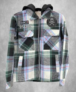 SOBRECAMISA FORRADA DE HOMBRE LASAL MIAMI MULTICOLOR