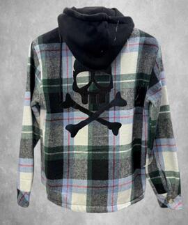 SOBRECAMISA FORRADA DE HOMBRE LASAL MIAMI MULTICOLOR