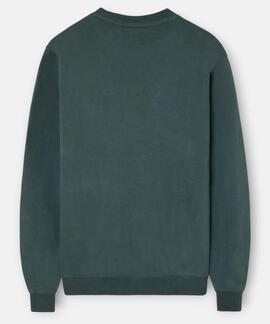 SUDADERA RAQUETA MEDIA PANA VERDE OSCURO