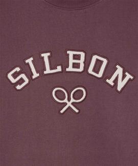 SUDADERA RAQUETA MEDIA PANA BURDEOS