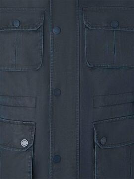 CHAQUETA BOLSILLOS AZUL MARINO
