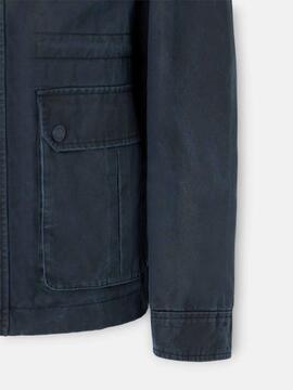 CHAQUETA BOLSILLOS AZUL MARINO