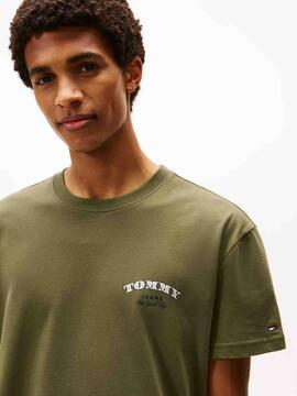 CAMISETA REGULAR FIT DOLLAR STACK DARK GREENERY VERDE