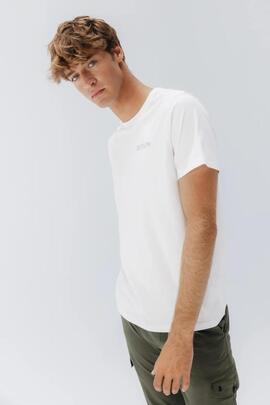 CAMISETA REMOS DESGASTADO BLANCO PURO