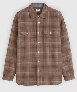 CAMISA DE FRANELA CLASSIC WORKER RELAXED FIT AMETRINE PLAID