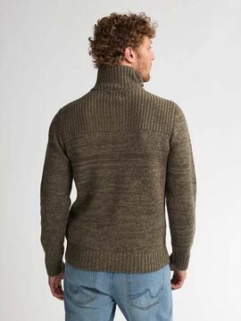 JERSEY PUNTO CANALÉ TRENZADO HAMILTON MOSSY STONE VERDE JASP